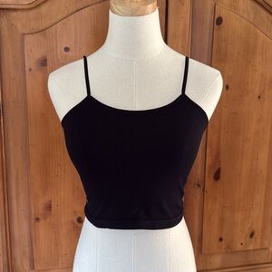 Free People black cross back bra tank
